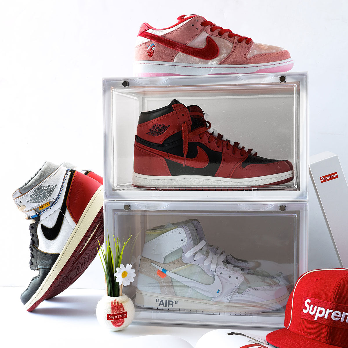 Sneaker Throne Drop Sides displaying high tops