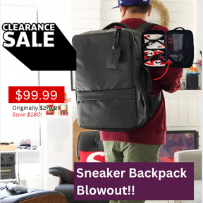 SNEAKER THRONE Travel Throne Sneaker Backpack