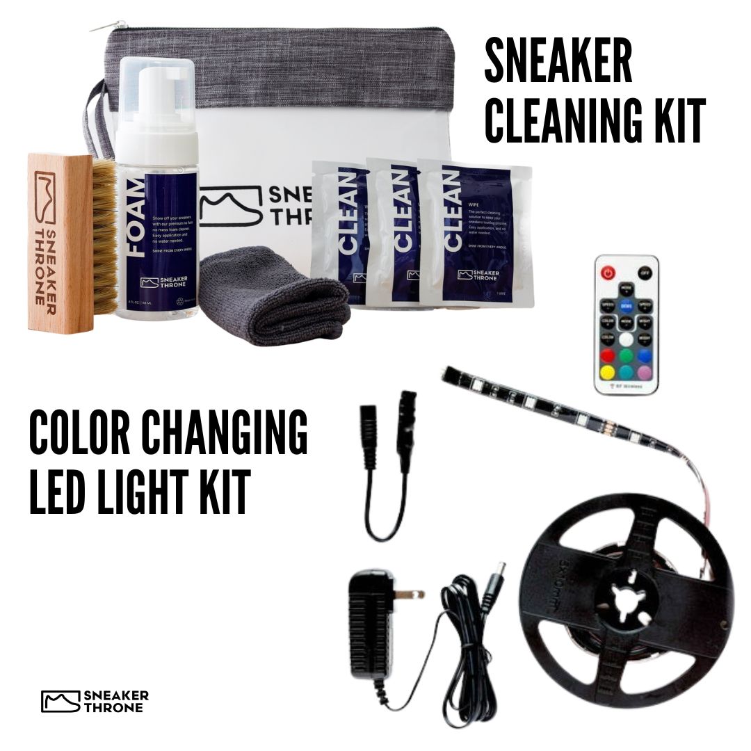 SNEAKER THRONE Sneaker Cleaning Kit + LED Light Kit